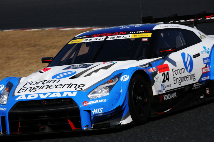 公式テスト岡山: 佐々木大樹／柳田真孝組（GT500クラス・フォーラムエンジニアリングADVAN GT-R）