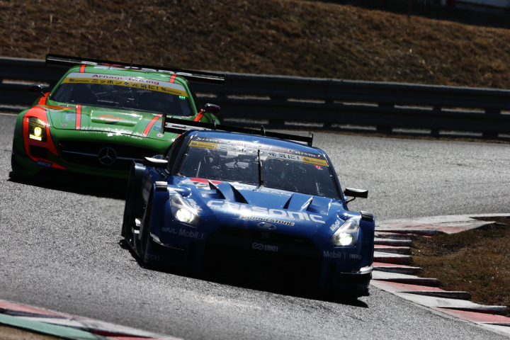 公式テスト岡山: 安田裕信／ジョアオ・パオロ・デ・オリベイラ組（GT500クラス・カルソニックIMPUL GT-R）