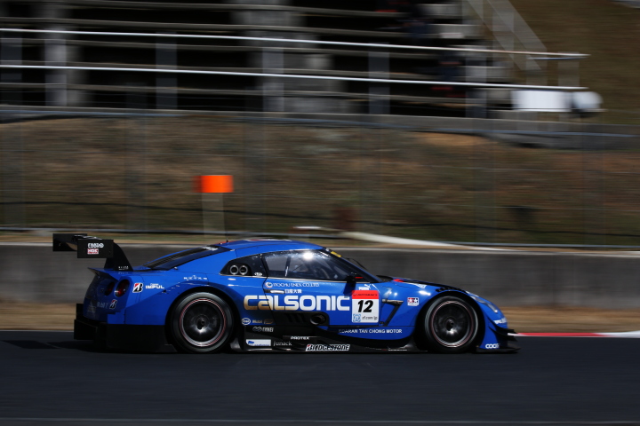 公式テスト岡山: 安田裕信／ジョアオ・パオロ・デ・オリベイラ組（GT500クラス・カルソニックIMPUL GT-R）