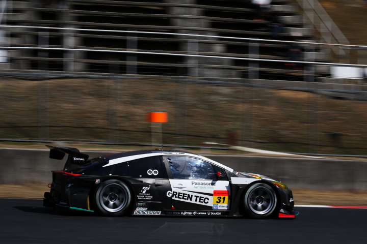 公式テスト岡山: 嵯峨宏紀／中山雄一組（GT300クラス・TOYOTA PRIUS apr GT）