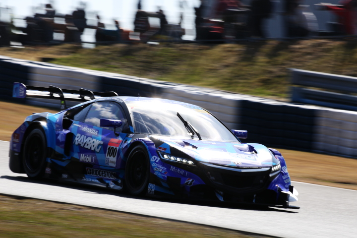 公式テスト岡山: 山本尚貴／伊沢拓也組（GT500クラス・RAYBRIG NSX CONCEPT-GT）
