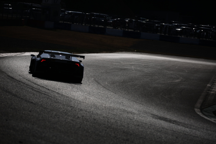 公式テスト岡山: 細川慎弥／佐藤公哉／山西康司組（GT300クラス・triple aランボルギーニ GT3）