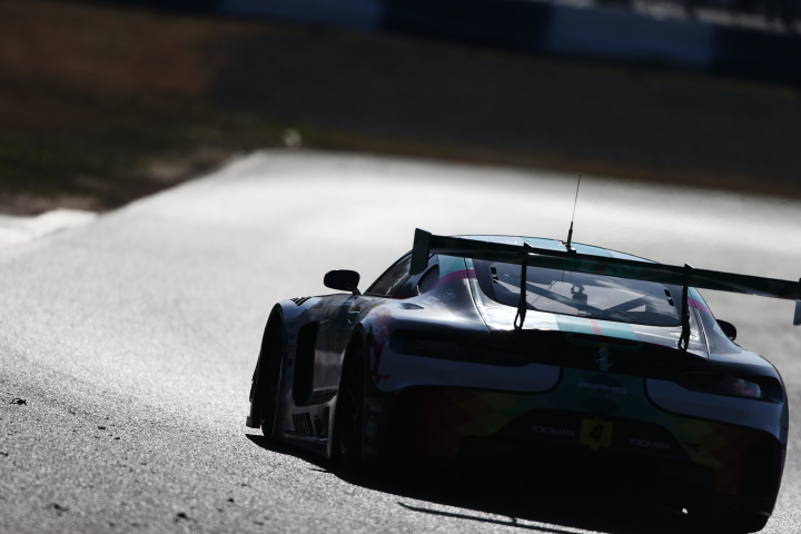 公式テスト岡山: 谷口信輝／片岡龍也組（GT300クラス・グッドスマイル初音ミクAMG）