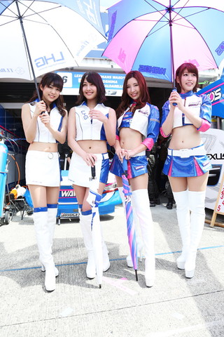 ピットウォーク: レースクイーン