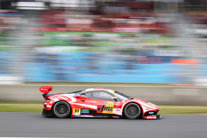 フリー走行: 都筑晶裕／新田守男組（GT300クラス・JMS LMcorsa 488 GT3）