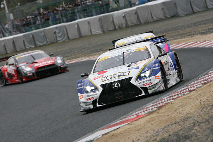 GT500クラスの決勝がスタートした