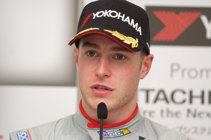 決勝記者会見: 3位のストフェル・バンドーン（DOCOMO TEAM DANDELION RACING）