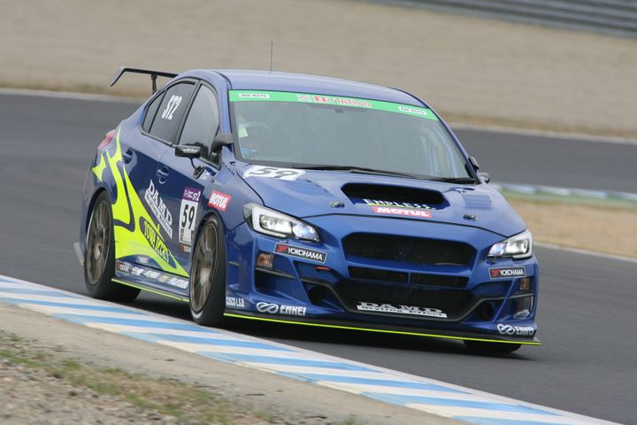 ST-2クラスポールポジションは大澤学／後藤比東至組（DAMD MOTUL ED WRX STI）