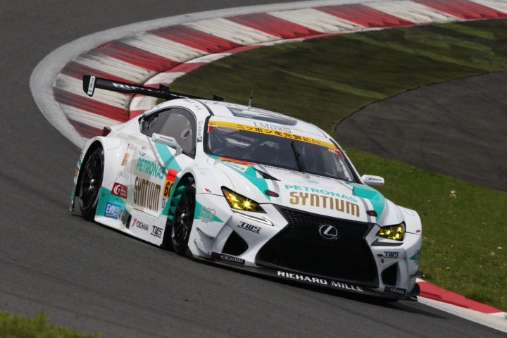 公式練習: 飯田章（GT300クラス・SYNTIUM LMcorsa RC F GT3）