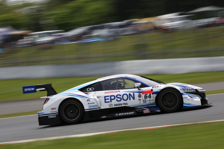 公式練習: 中嶋大祐／ベルトラン・バゲット組（GT500クラス・Epson NSX CONCEPT-GT）