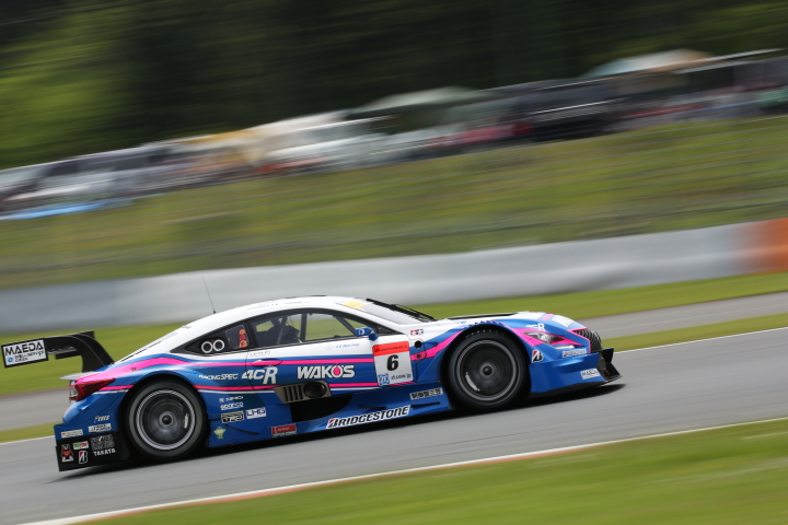 公式練習: 大嶋和也／アンドレア・カルダレッリ組（GT500クラス・WAKO'S 4CR RC F）