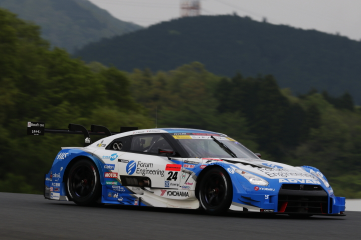 GT500クラスノックアウト予選Q2: 柳田真孝（フォーラムエンジニアリングADVAN GT-R）