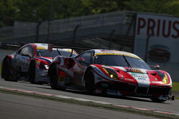 フリー走行: 新田守男（JMS LMcorsa 488 GT3）