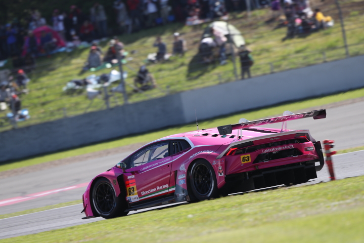 決勝レース: エイドリアン・ザウグ／横溝直輝組（DIRECTION 108 HURACAN）