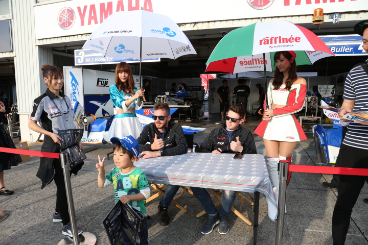 ジェームス・ロシターとウィリアム・ブラー（KONDO RACING）