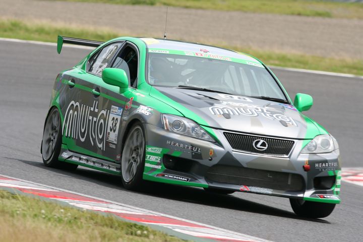 ST-3クラスポールポジションは堀田誠／阪口良平組（MUTA Racing TWS IS 350）