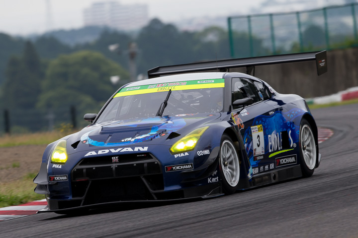 ST-Xクラス2位はユーク・タニグチ／峰尾恭輔／山内英輝組（ENDLESS･ADVAN･GT-R）