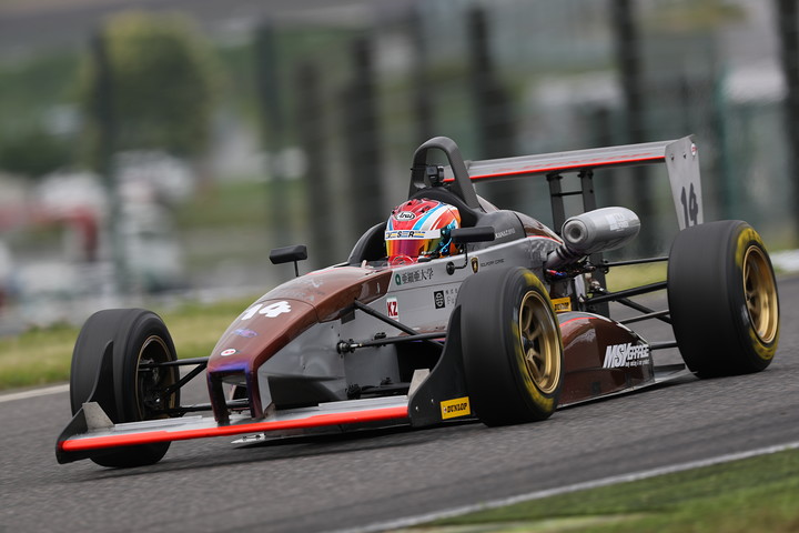 予選3位の金澤力也（VSRランボルギーニF108）