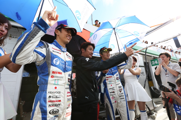 決勝レース: GT500クラスで優勝した佐々木大樹／柳田真孝組（KONDO RACING）