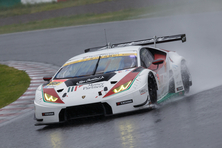 公式テスト鈴鹿3回目: GT300クラストップタイムの織戸学／平峰一貴／飯田太陽組（マネパランボルギーニGT3）