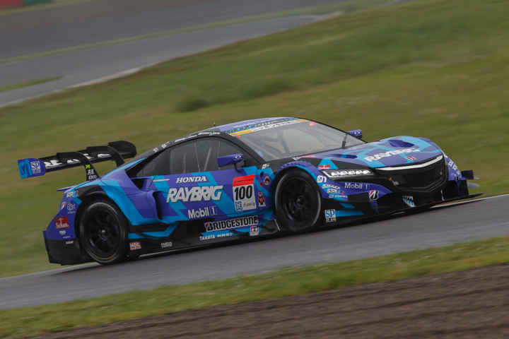 公式テスト鈴鹿4回目: GT500クラス3位の山本尚貴／伊沢拓也組（RAYBRIG NSX CONCEPT-GT）
