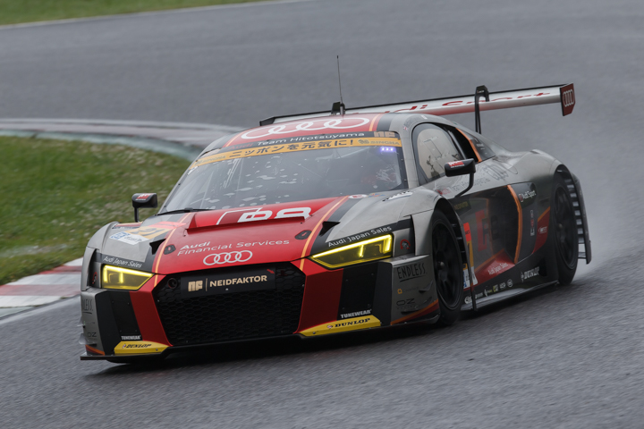 公式テスト鈴鹿4回目: GT300クラス2位のリチャード・ライアン／藤井誠暢組（Hitotsuyama Audi R8 LMS）