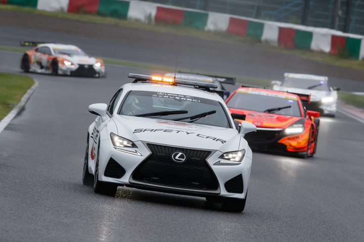 公式テスト鈴鹿4回目: セッション前にセーフティーカーシミュレーションが行われた