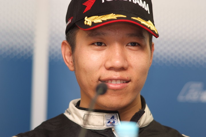 決勝記者会見: Nクラス3位のアレックス・ヤン（Hanashima Racing）