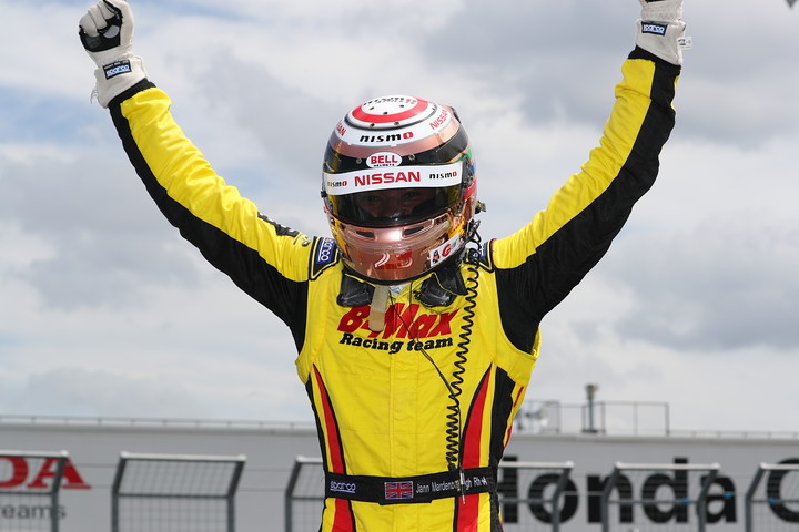 優勝したヤン・マーデンボロー（B-Max Racing team with NDDP）