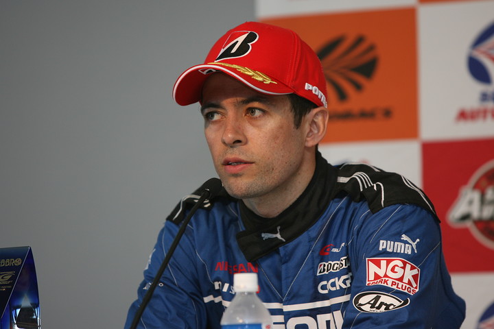 予選記者会見: GT500クラスポールポジションのジョアオ・パオロ・デ・オリベイラ（TEAM IMPUL）