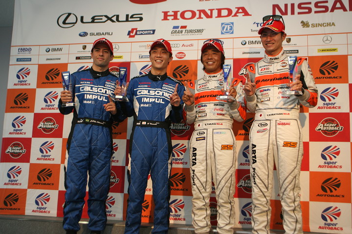 予選フォトセッション: 両クラスのポールシッター