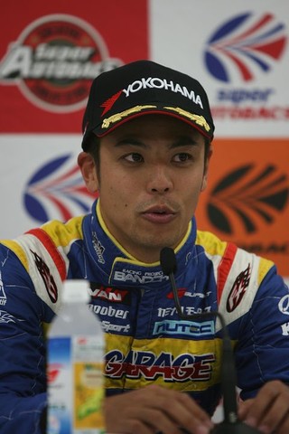 予選記者会見: GT300クラスポールポジションの中山友貴（TEAM UPGARAGE with BANDOH）