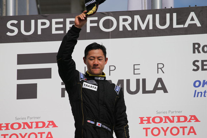 Nクラスで優勝した片山義章（Petit Lemans Racing）