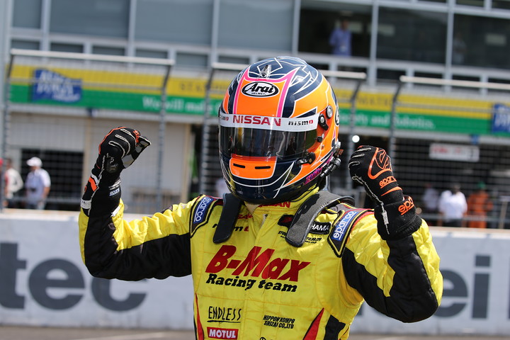 優勝した高星明誠（B-Max Racing team with NDDP）