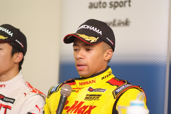 決勝記者会見: 2位のヤン・マーデンボロー（B-Max Racing team with NDDP）
