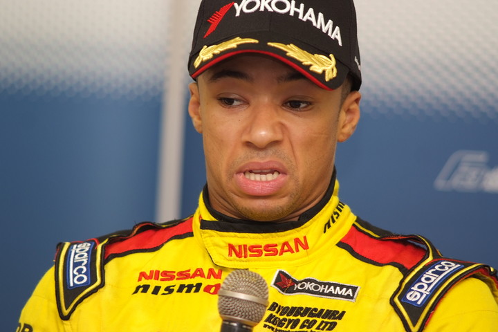 決勝記者会見: 2位のヤン・マーデンボロー（B-Max Racing team with NDDP）