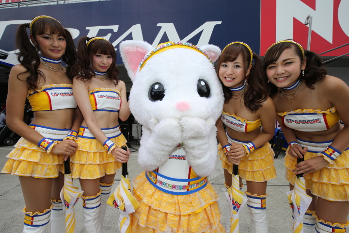 ピットウォーク: レースクイーン