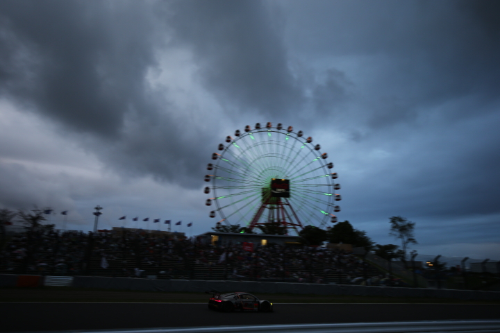 決勝レース: リチャード・ライアン／藤井誠暢組（Hitotsuyama Audi R8 LMS）