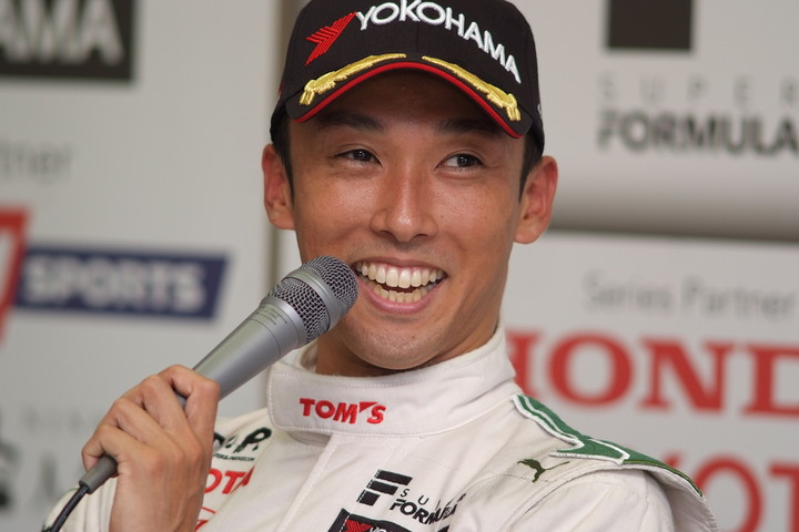 レース2決勝記者会見: 2位の中嶋一貴（VANTELIN TEAM TOM’S）