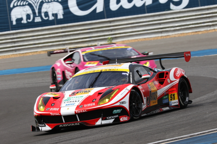 公式練習: 新田守男（JMS LMcorsa 488 GT3）