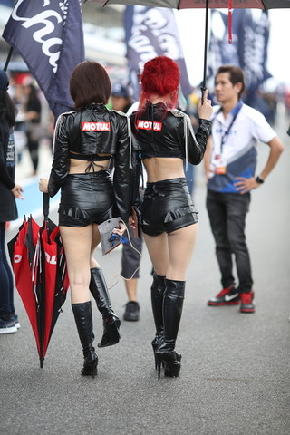 ピットウォーク: レースクイーン