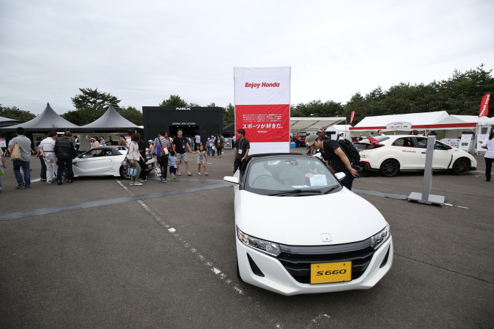 イベント: エンジョイホンダで展示されたS660