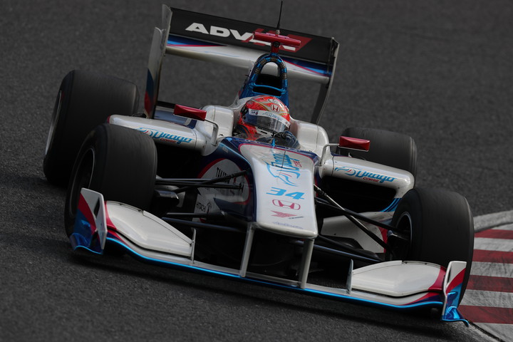 フリー走行: 2位は小暮卓史（DRAGO CORSE SF14）