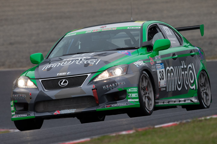 ST-3クラスポールポジションの堀田誠／阪口良平組（MUTA Racing TWS IS 350）