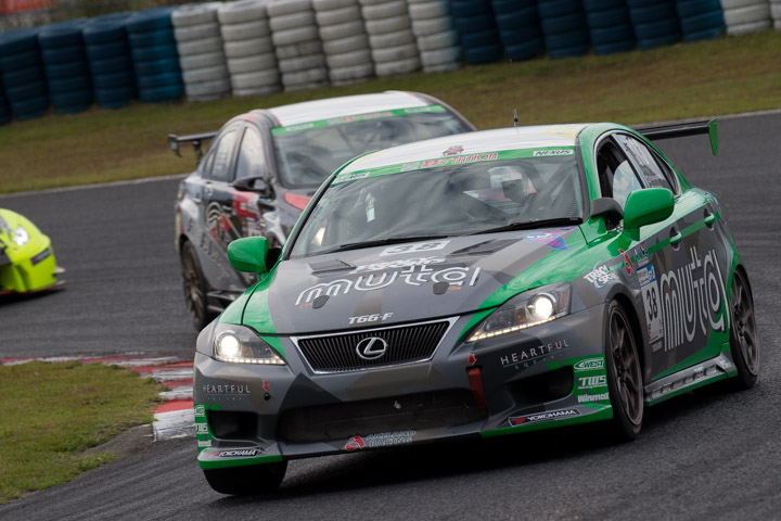 ST-3クラスで優勝しチャンピオンを獲得した堀田誠／阪口良平組（MUTA Racing TWS IS 350）