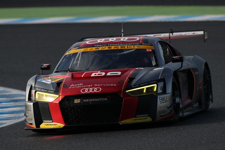 GT300クラス予選2位のリチャード・ライアン（Hitotsuyama Audi R8 LMS）