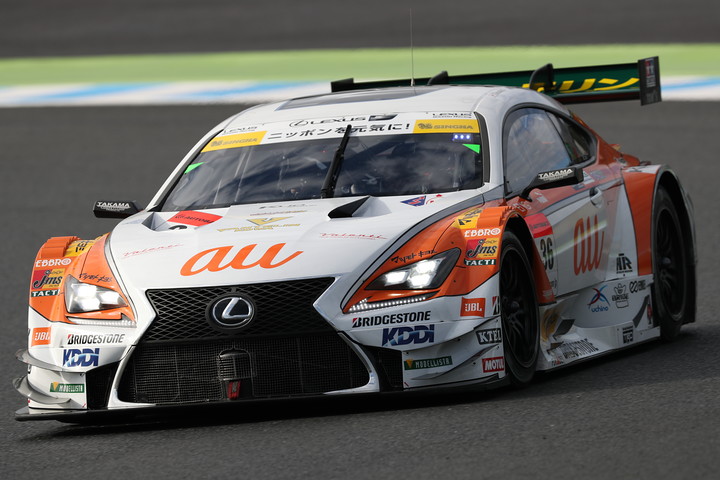 GT500クラス予選3位のニック・キャシディ（au TOM'S RC F）