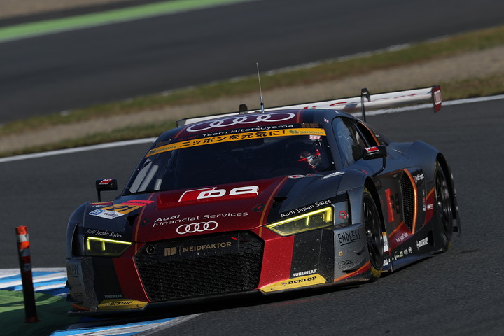 GT300クラス優勝はリチャード・ライアン／藤井誠暢組（Hitotsuyama Audi R8 LMS）