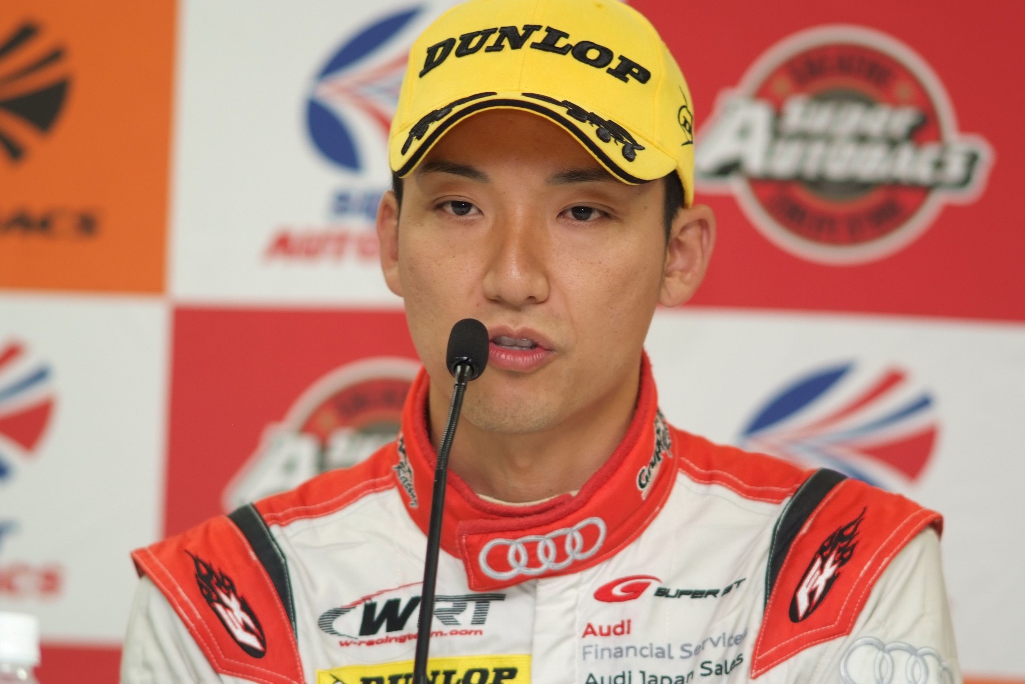 決勝記者会見: 藤井誠暢（Audi Team Hitotsuyama）