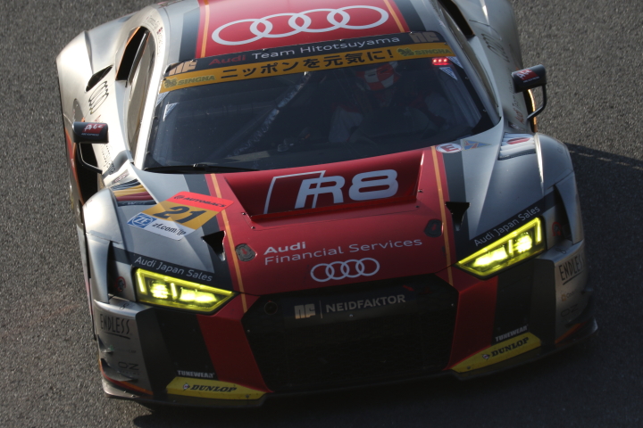 決勝レース: リチャード・ライアン（Hitotsuyama Audi R8 LMS）